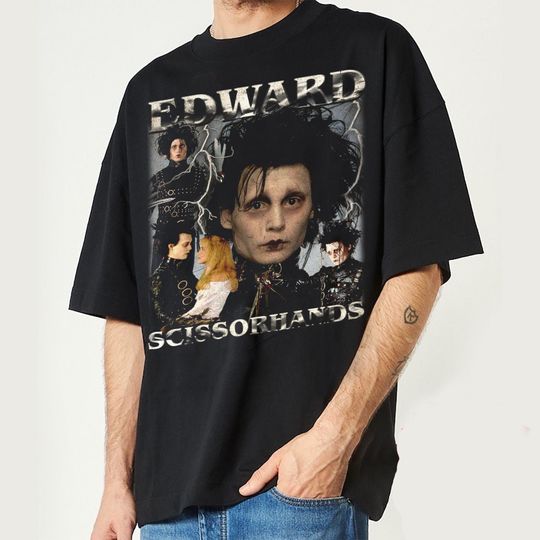 Discover Edward Scissorhands Vintage T Shirt, Edward Scissorhands Halloween T-shirt