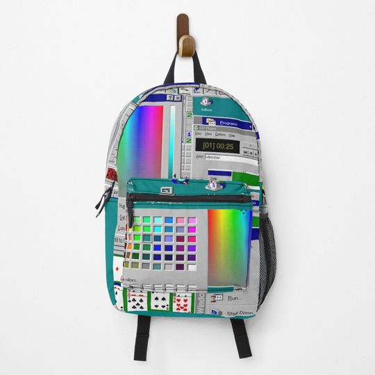 Discover Windows 95 Collage Backpack