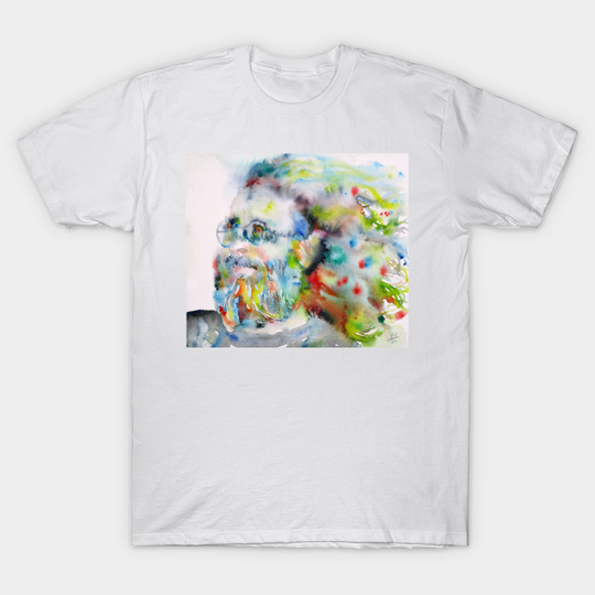 Discover JERRY GARCIA watercolor portrait - Jerry Garcia - T-Shirt