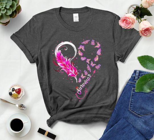 Discover Survivor T-shirt, Breast Cancer Awareness Shirt,  Cancer Survivor Shirt