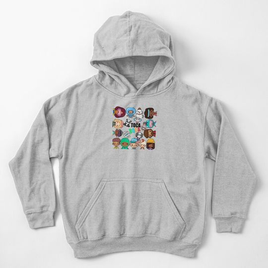 Discover SQUAD TOCA BOCA, ANIMAL Kids Pullover Hoodie