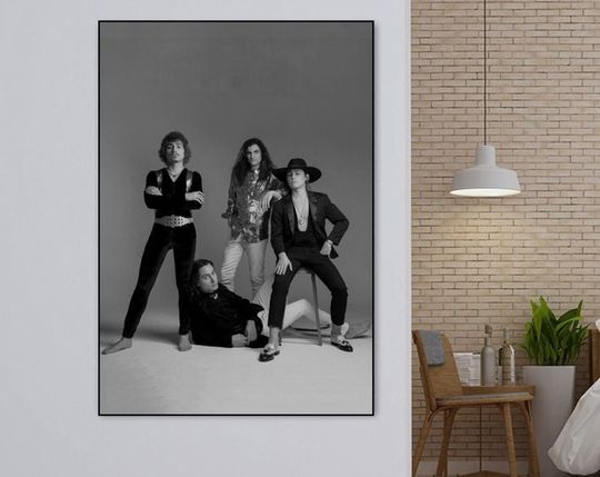 Discover Greta Van Fleet, Music Singer Canvas Poster Wall Art Decor Home Decor