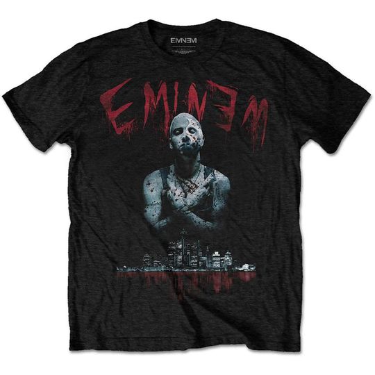 Discover Eminem Unisex Tee: Bloody Horror