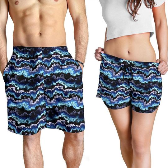 Discover Marble Shorts - Marble Pattern Swim Shorts