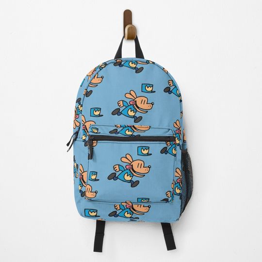 Discover Officer Dog Man Running Fan Art Backpack