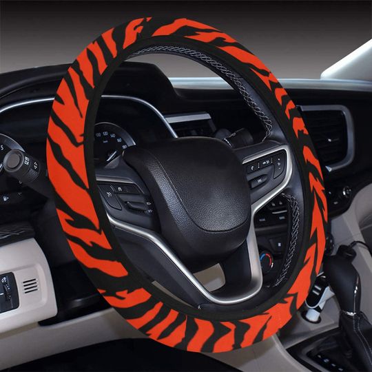 Discover Bengal Tiger Stripe Steering Wheel Cover