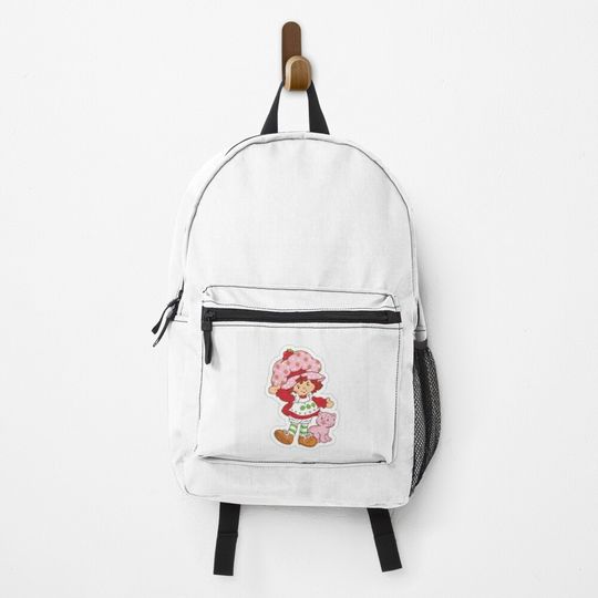 Discover Vintage Cartoon Strawberry Shortcake and Custard Backpack