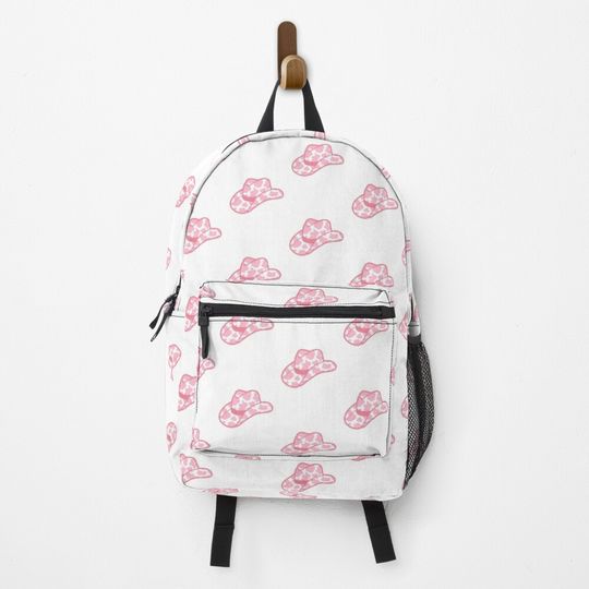 Discover preppy pink cowboy hat Backpack