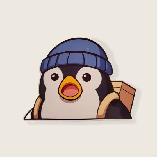 Discover Valorant surprised penguin spray sticker - Glossy stickers, Vinyl stickers,