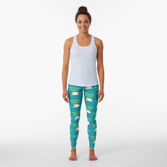 Discover Morning Yoga with my Dog Leggings