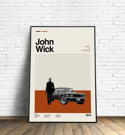 Discover John Wick Vintage Movie Poster - Vintage Poster