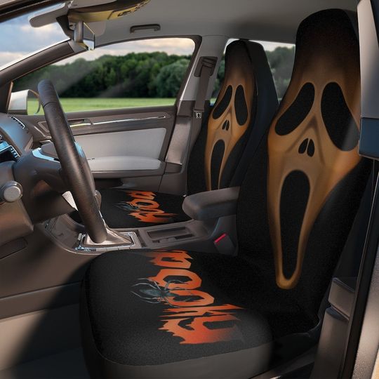 Discover Spooky Black Car Seat Covers, Halloween Theme Car Seat Covers
