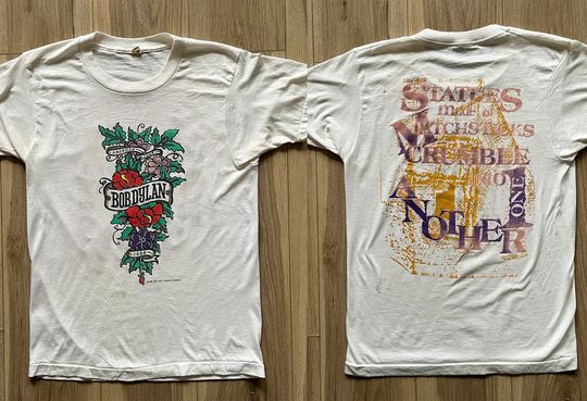 Discover 1988 Bob Dylan American Tour T-Shirt, Bob Dylan T-Shirt