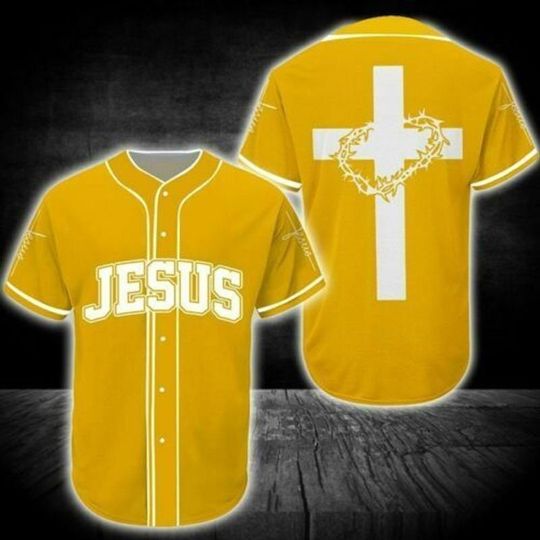 Discover Jesus Cross Baseball Jersey