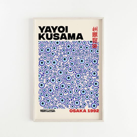 Discover Yayoi Kusama Evil Eye, Yayoi Kusama Poster