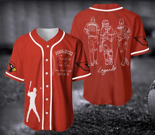 Discover Baseball Legends Wainwright Molina Pujols Jersey