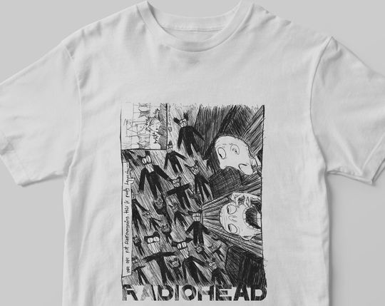 Discover Vintage Radiohead Idioteque Promo T-Shirt