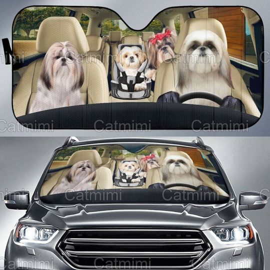 Discover Shih Tzu Car Sun Shade