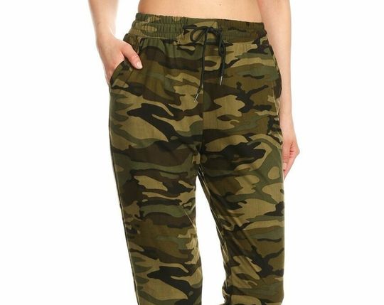 Discover Olive Camouflage Joggers Buttery Soft Jogger Pants with Pockets and Drawstring