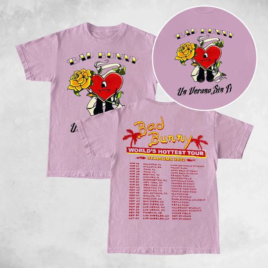 Discover Official Bad Bunny Un Verano Sin Ti Merch T Shirt