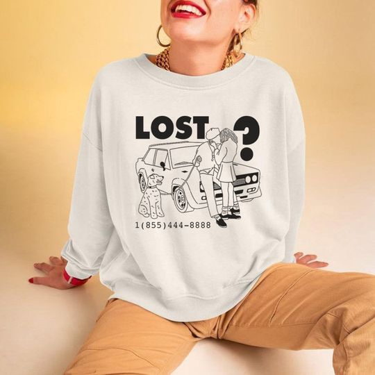 Discover Call me if you get lost Sweatshirt , Lost Sweatshirt, 90s Rap inspired Sweatshirt