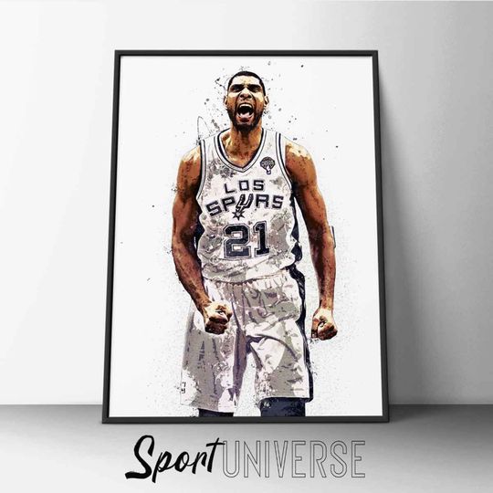 Discover Tim Duncan poster Tim Duncan Premium Matte Vertical Posters
