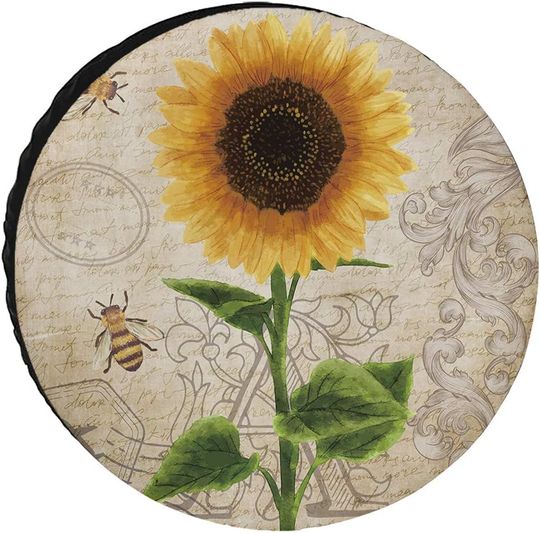 Discover Spare Tire Covers Sunflower