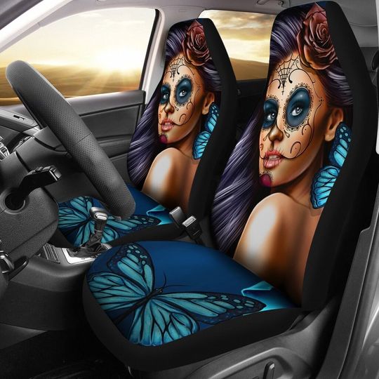 Discover Calavera Car Seat Covers