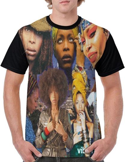 Discover Erykah Badu Collage 3D T-Shirt