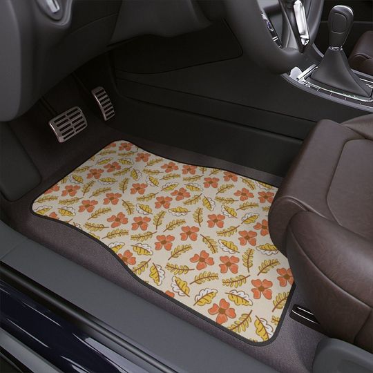Discover Boho Car Mats, Aesthetic Floral