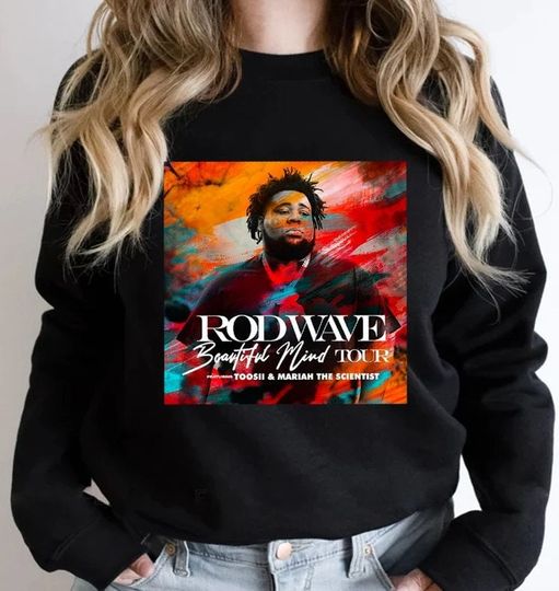 Discover Rod Wave Sweatshirt, Rod Wave Beautiful Mind Tour Sweatshirt