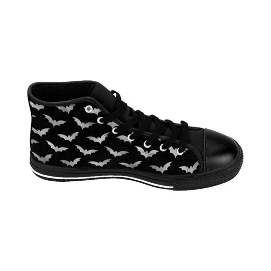 Discover Gothic Men's High-top Sneakers Goth Sneakers Gothic Bats Halloween