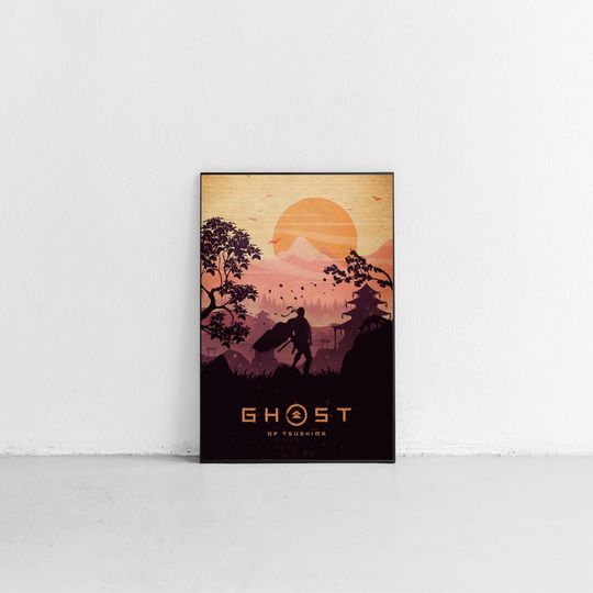Discover Ghost Of Tsushima Poster Decoration Living Room Artwork
