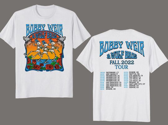 Discover Bobby Weir & Wolf Bros Fall 2022 Tour T-Shirt