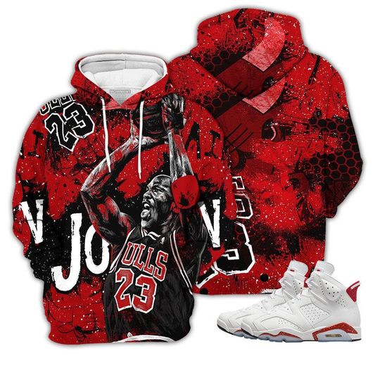 Discover Shirt To Match Jordan 6 Red Oreo - Design Number 23 Air Got Em 90s 3D Hoodie