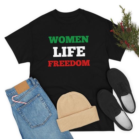 Discover Mahsa Amini T-Shirt, Woman Life Freedom Shirt
