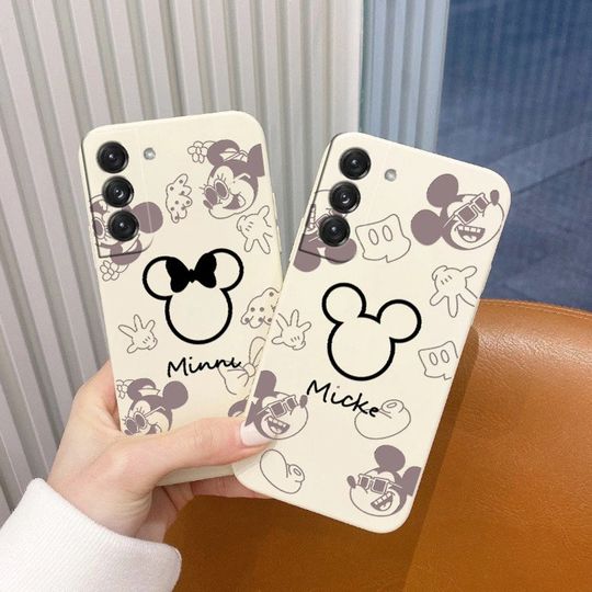 Discover Cute Mouse Case For Samsung Galaxy S22 S21 S20 S10 Ultra Plus  Note 20 ultra 10 Plus Phone Cover