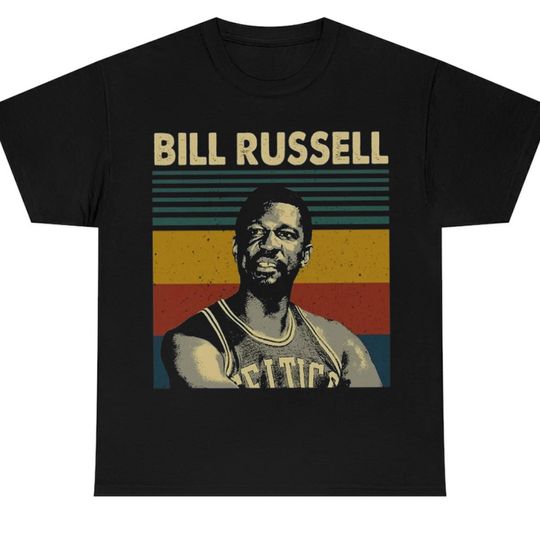 Discover Bill Russell Shirt, GOAT Bill Russell T-shirt