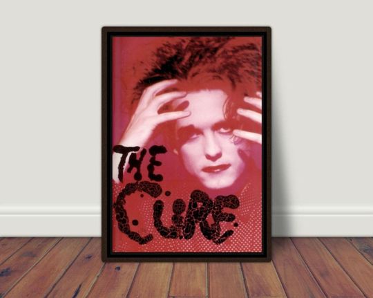 Discover The Cure Music Poster, Robert Smith Print