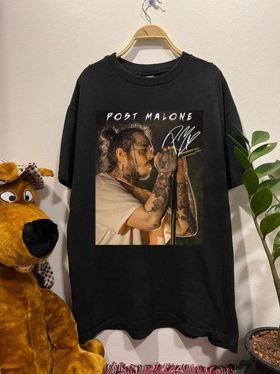 Discover Vintage Post Malone Signature T-Shirt