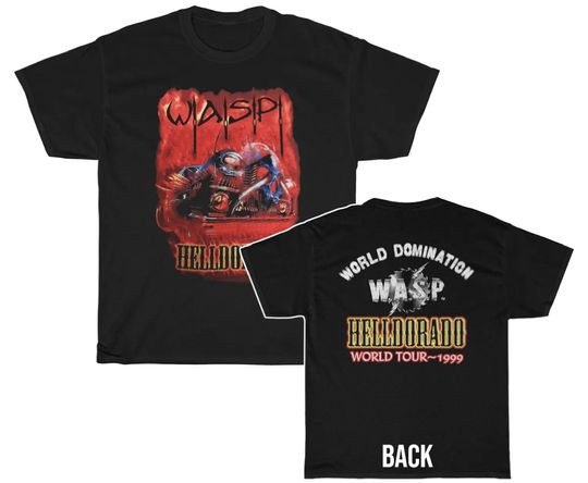 Discover Wasp Helldorado Album Cover 1999 Tour Shirt