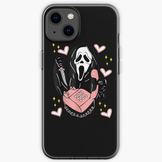 Discover Ghostface Calling Halloween Funny iPhone Case