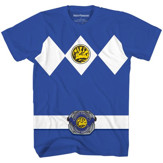 Discover Power Rangers Blue Ranger Costume Adult T Shirt