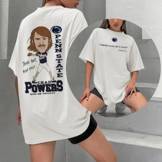 Discover Chad Powers Fast Shirt, Two-Sided Design Tee
