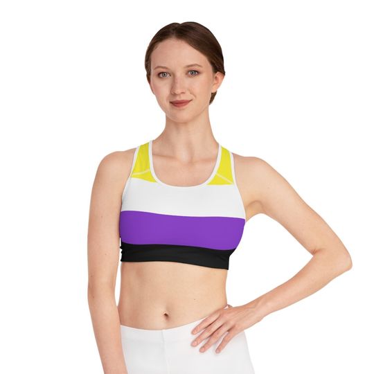 Discover Non-Binary Pride Sports Bra