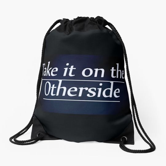 Discover TAKE IT ON THE OTHERSIDE- RHCP Drawstring Bag