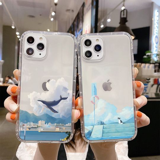 Discover Japanese Big Fish Cat iPhone Case
