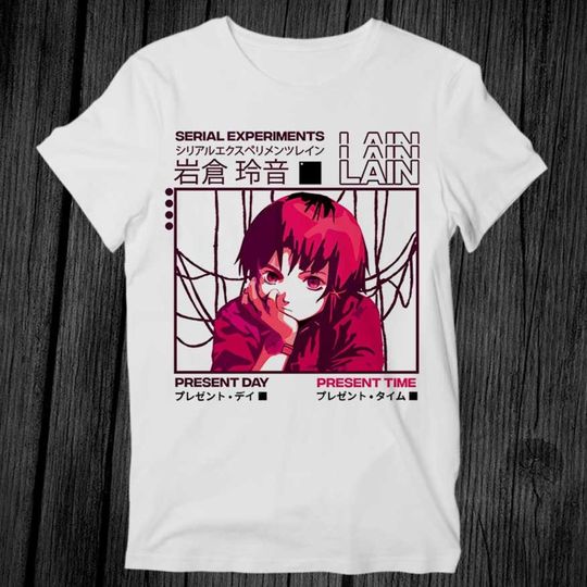 Discover Serial Experiments Lain Japanese T Shirt