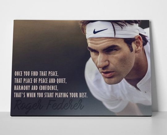Discover Roger Federer Quote Poster