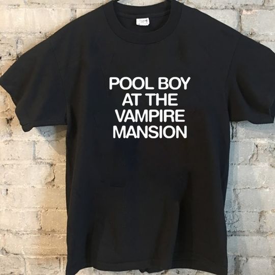Discover Pool Boy at the Vampire Mansion Unisex T-Shirt